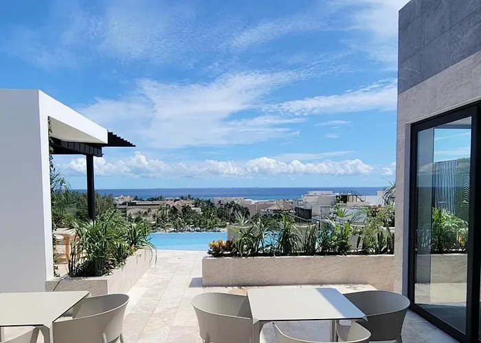 Vistas De Ensueno Al Mar Azul Y Al Mar Apartment *