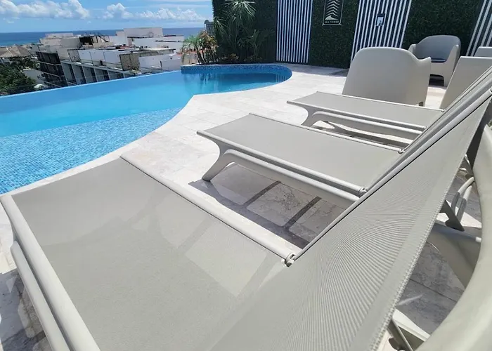 Vistas De Ensueno Al Mar Azul Y Al Mar Apartment Playa del Carmen